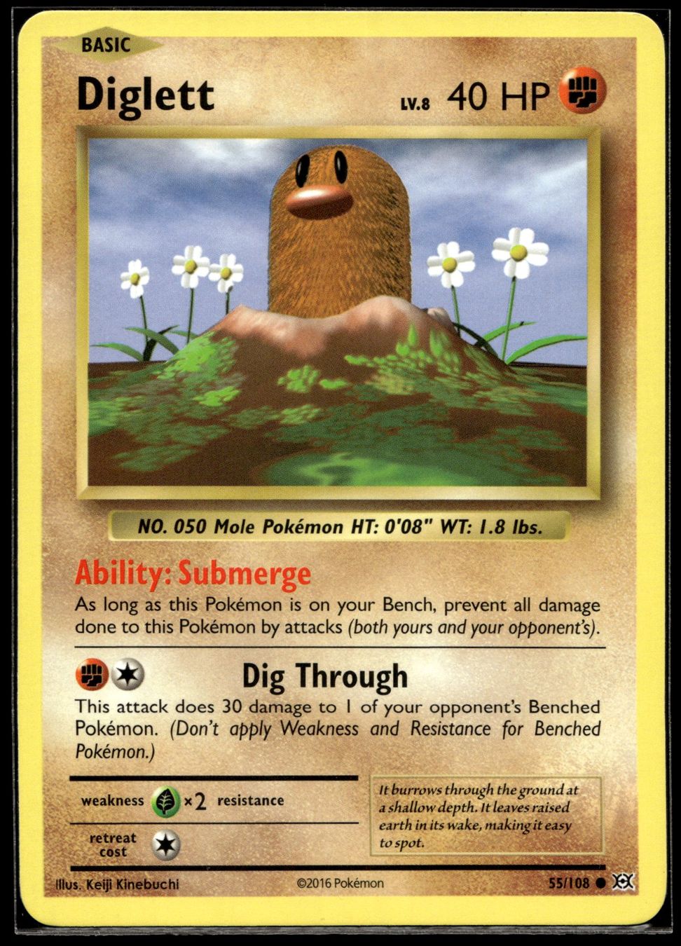Pokémon Sammelbilder & Trading cards: Diglett (EVO EN 55/108) – Neu (gemäss Beschreibung) aus Affoltern am Albis von Chiesa_5