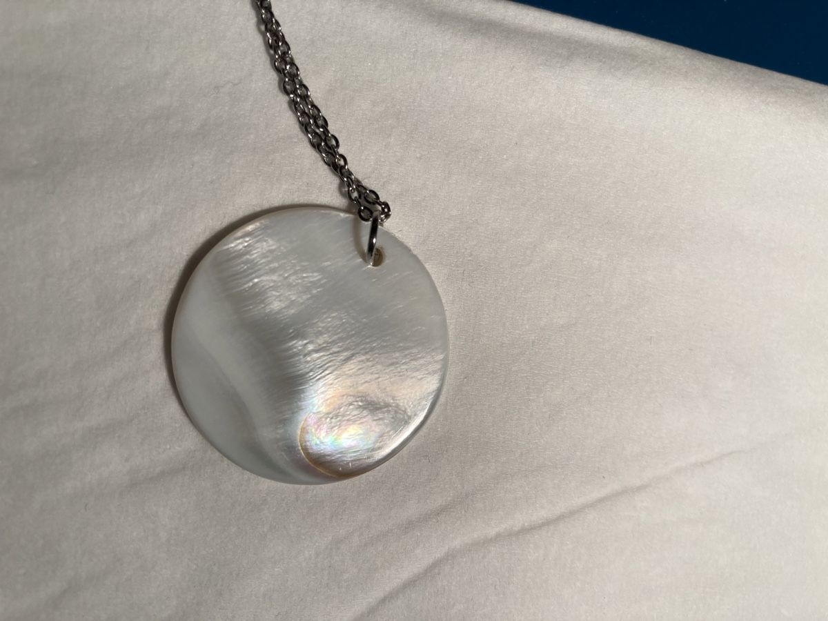Catenine: Kette mit Perlmuttanhänger – Nuovo (secondo la descrizione) da Neuenhof venduto da Ivita 2