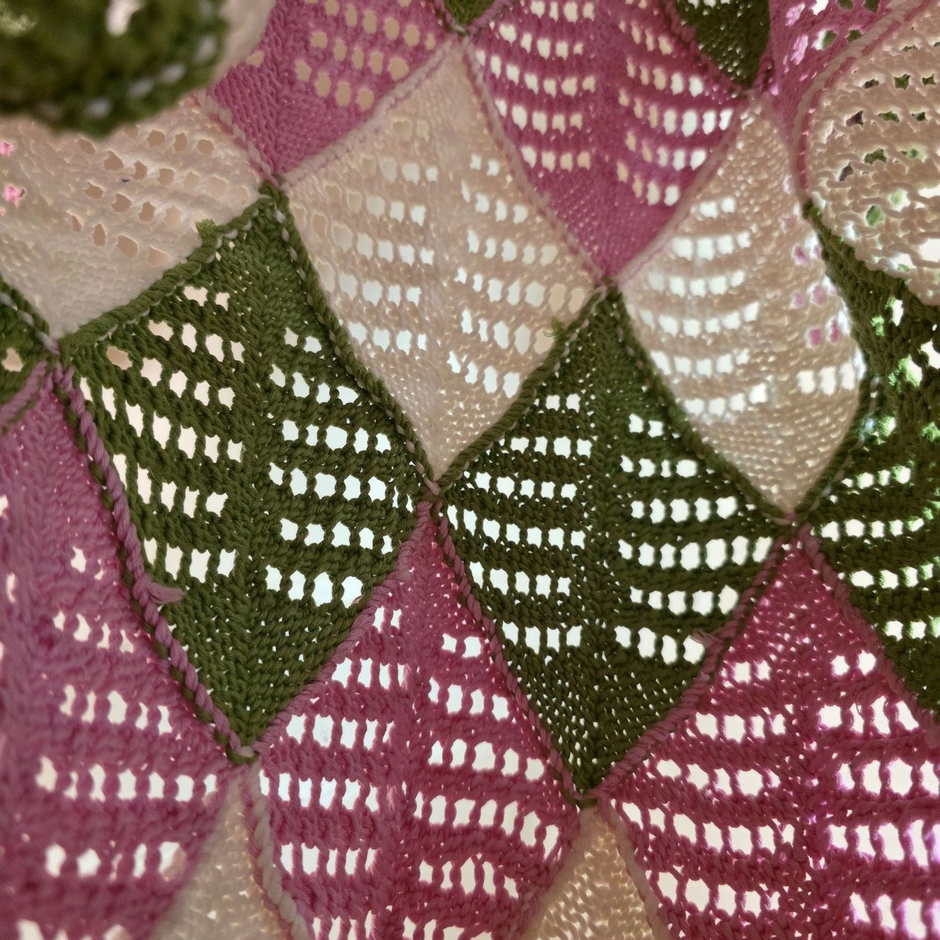 Camicette: Handgestrickte Baumwoll-Bluse L/XL, einzigartiges Design – Usato da Wald ZH venduto da CapLux 6
