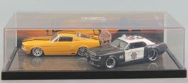 Shelby GT-500 1967 & Ford Mustang HW Patrol 1965 (1:64)