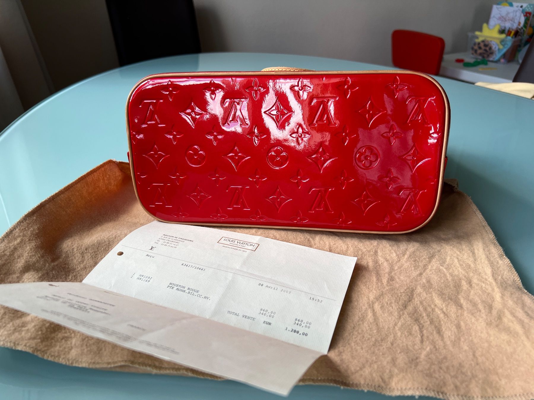 Louis Vuitton Borse da donna: LOUIS VUITTON Houston Bag Rouge – Usato da Zürich venduto da Seetal05 1