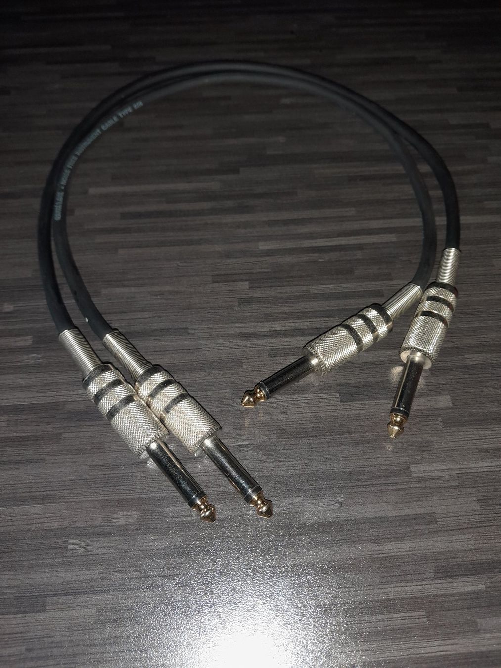 Kabel: 2 Stück Quickok Audio Klinke Kabel, 55cm – Gebraucht aus Steffisburg von FutureOne 1
