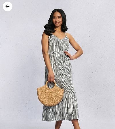 Leichtes Sommerkleid für die Größe M-L