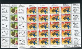 2001 Rubbelmarken Nr. 1200-1201 Bogen **