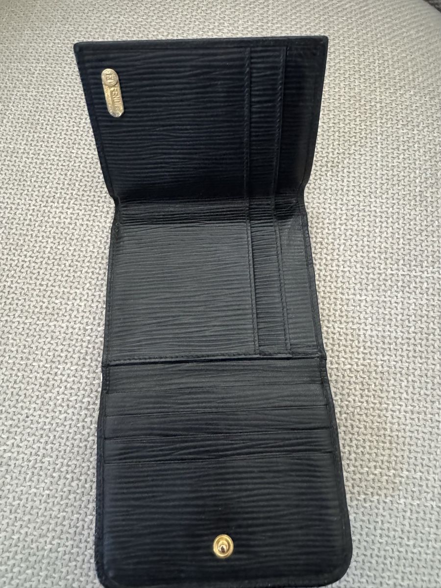 Fendi Portamonete: Fendi wallet leather black – Usato da Rüschlikon venduto da luc_q2tl 4