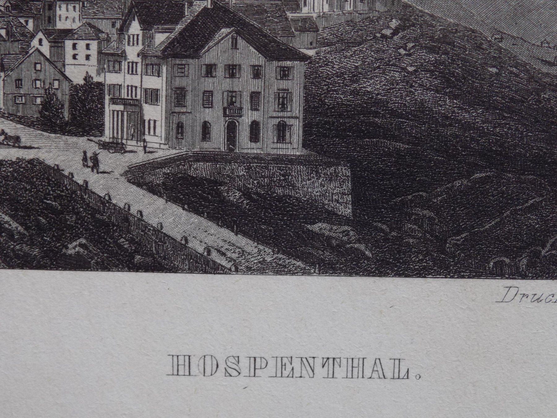 Incisioni: Andermatt Hospental Schöllenen – Usato da Risch venduto da Rischli15 9