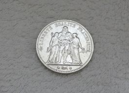 5 francs Franken 1875 France Frankreich Hercule A
