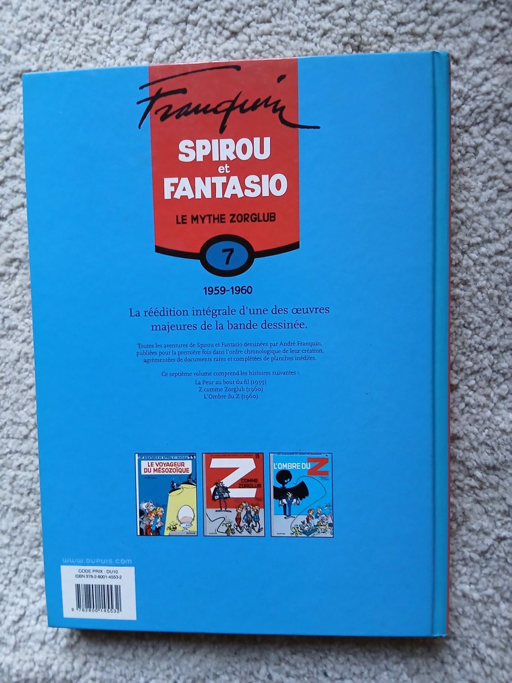 Fumetti: SPIROU ET FANTASIO INTEGRALE 7 TTBE EO – Usato da Puidoux venduto da Efango 1
