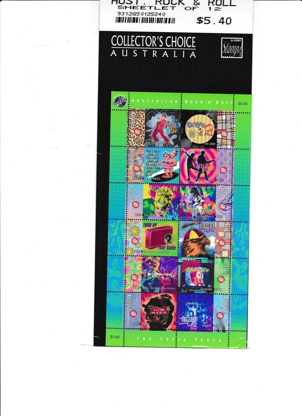 Alle Briefmarken: Rock&Roll  KB ** – Neu und originalverpackt aus Lausanne von Whorvath