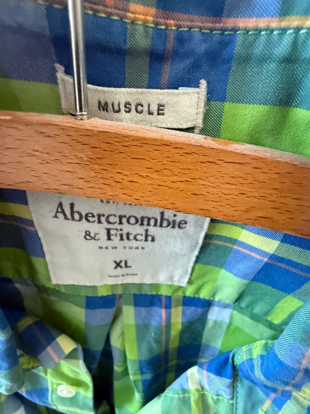 Abercrombie Camicie: Abercrombie Fitch Herren Langarm Hemd – Usato da Niederwangen BE venduto da jan_p2tb 1