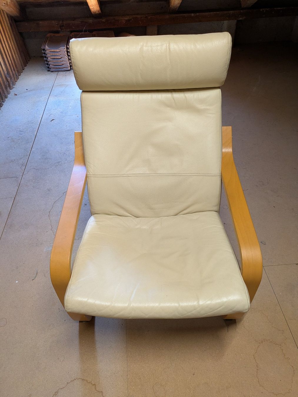 Ikea Poltrone: Sessel Leder beige Ikea – Usato da Hünibach venduto da Ezell