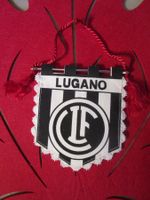 FC LUGANO FUSSBALL WIMPEL KLEIN SEHR SCHÖN ANTIK