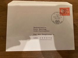 Brief 1969, Besuch von Papst Paul VI in Genf