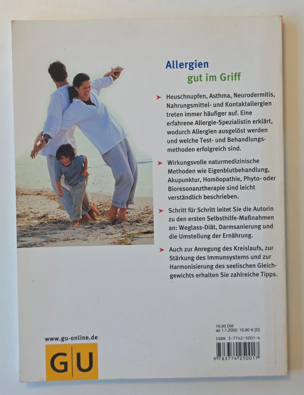 Libri: Allergien natürlich behandeln - GU Ratgeber – Nuovo (secondo la descrizione) da Dürnten venduto da Bachtelsurfer 1