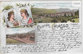 Ricordo di Chiasso - Litho - Stazione