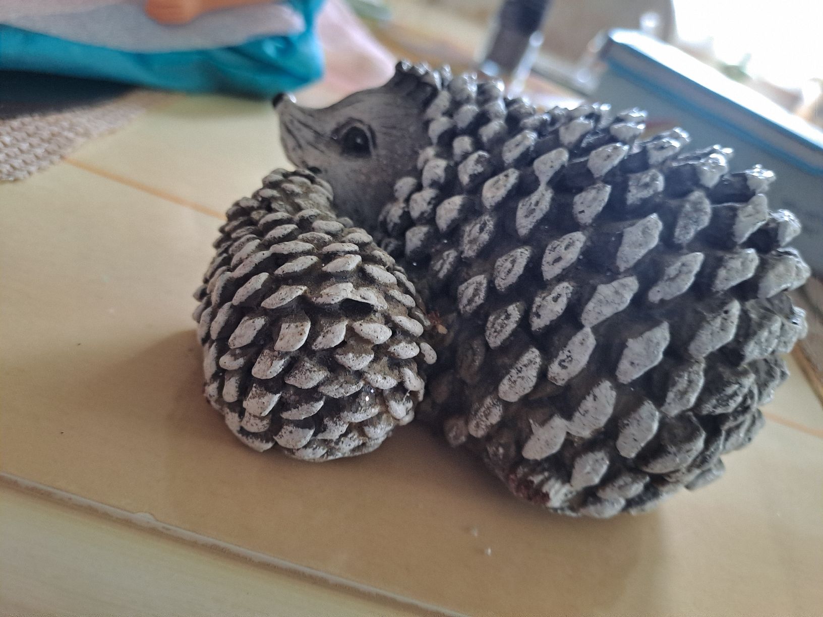 Statuette: Igel Deko Figur Gartendeko 2er Set Frühling/Sommer – Usato da Zürich venduto da Schoebi19 3