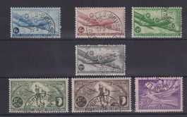 Belgien 1946: Flugpostserien gestempelt
