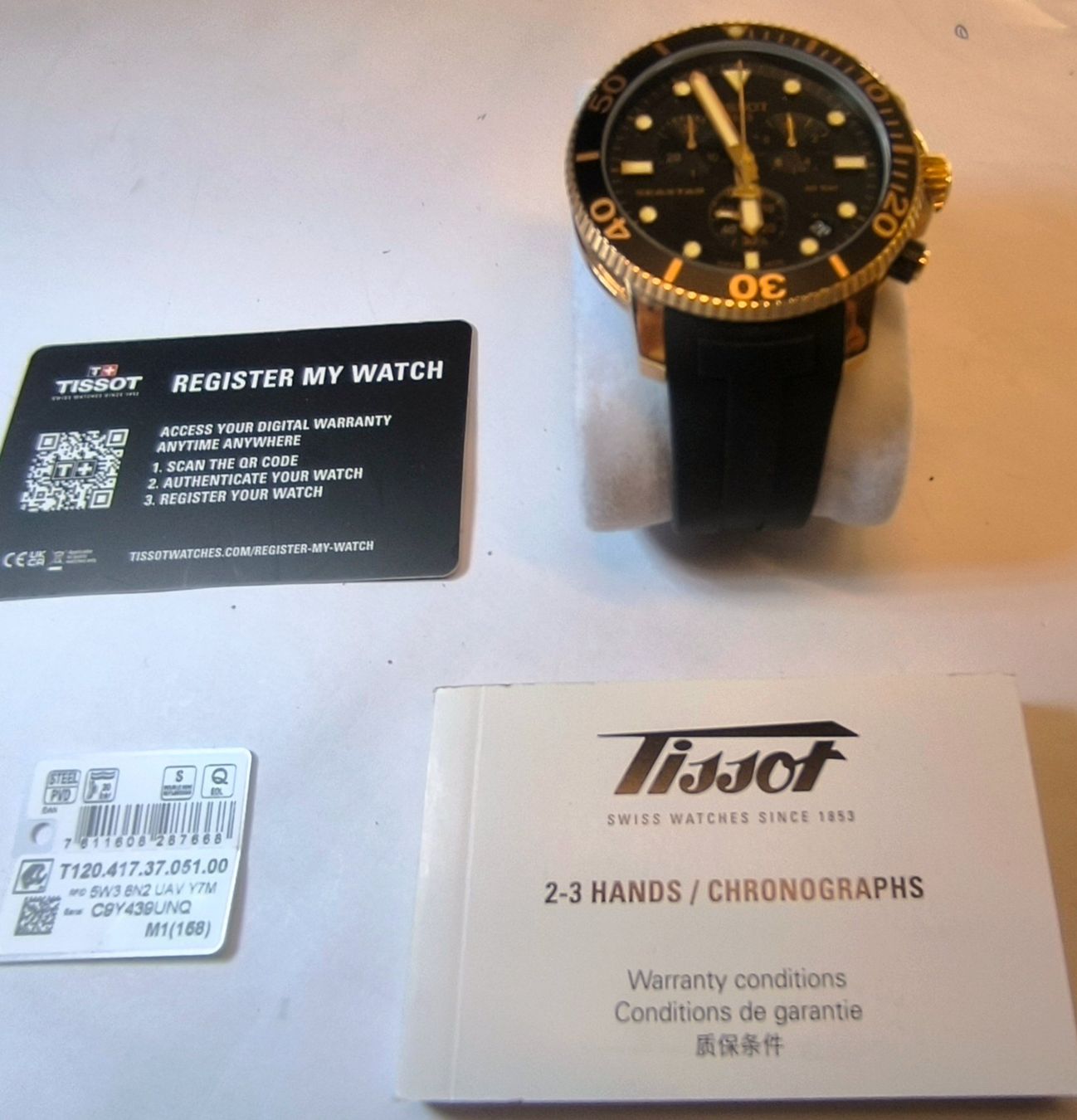 Tissot Orologi: TISSOT Seastar Chrono black – Nuovo (secondo la descrizione) da Oberentfelden venduto da Nickfried 3
