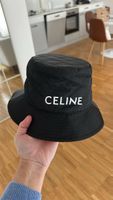 Schicker CELINE Bucket Hat in Schwarz, neuwertig!