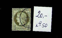 FRANCE  TIMBRE OBLITÉRÉ No 50 COTE 20 EUROS - T76