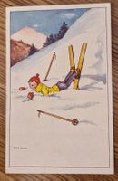 Sturz im Schnee, Edith Jenas 1928, n.Sirnach z. L. Ruckstuhl