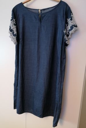 SET: 2 Sommerkleider in blau/weiss, Grösse 44/46