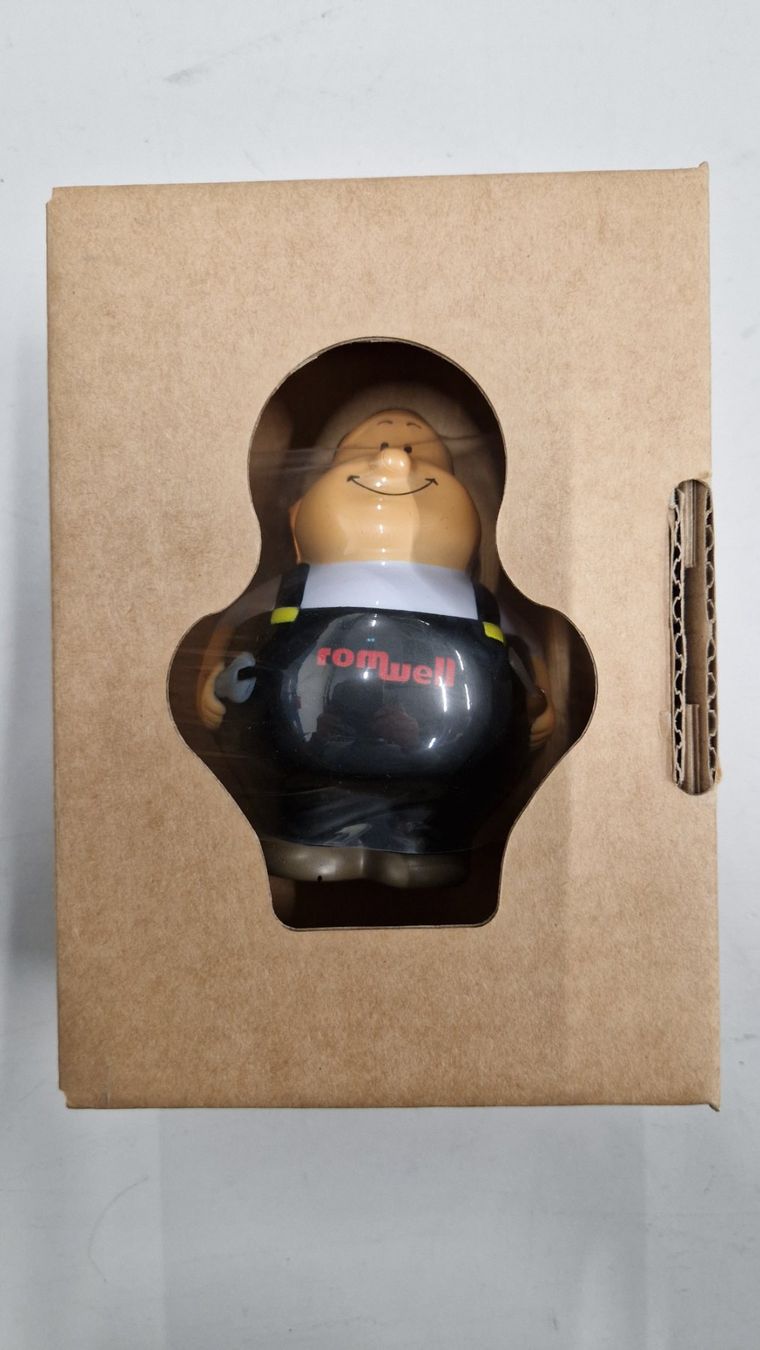 Statuette: Antistress Figur Herr Bert Squeezies Schrauber – Nuovo e nell'imballaggio originale da Laufen venduto da nostalgie0811