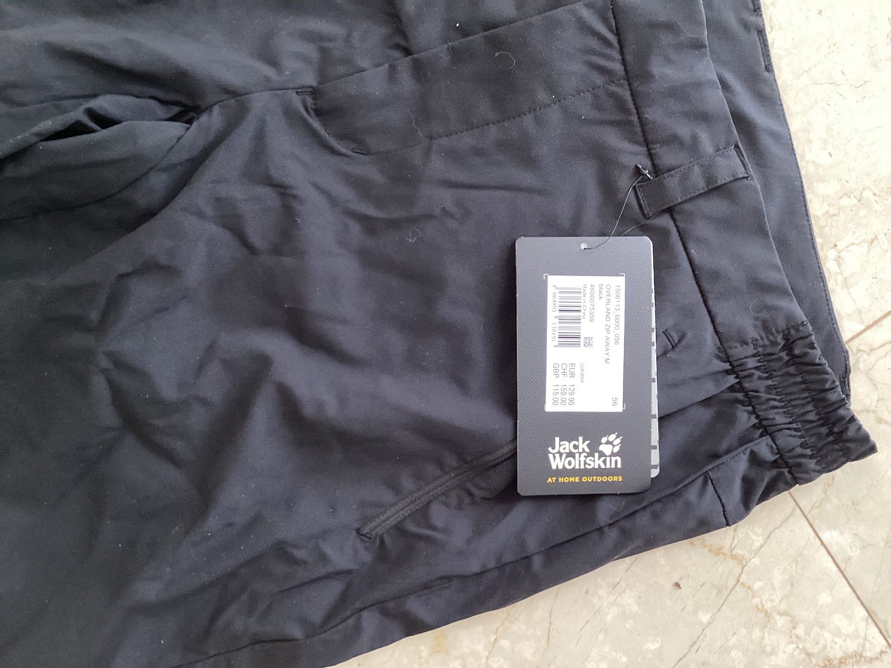 Jack Wolfskin Pantaloni: Jack Wolfskin Wanderhose Outdoorhose ZIP – Nuovo (secondo la descrizione) da Flüelen venduto da ne08 1