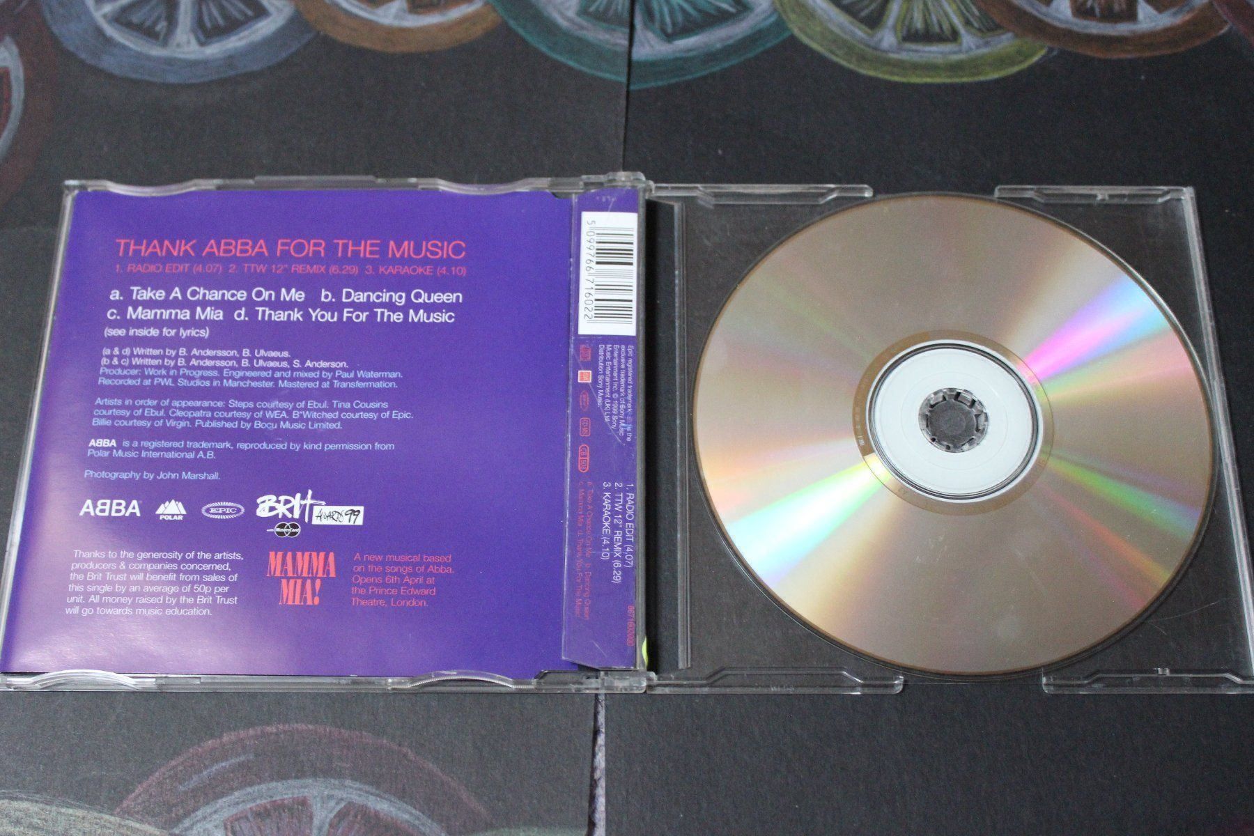 CDs: THANK ABBA FOR THE MUSIC CD!!!!!!!!!!!!! – Gebraucht aus Tübach von JamesStone 3