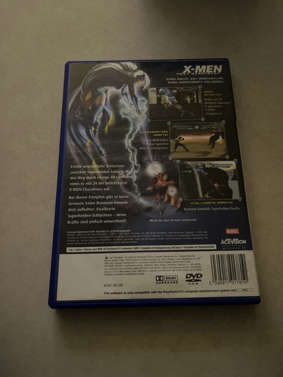 Sony Giochi: x men next Dimension ps2 PlayStation – Usato da Suhr venduto da SchnapperCH 1