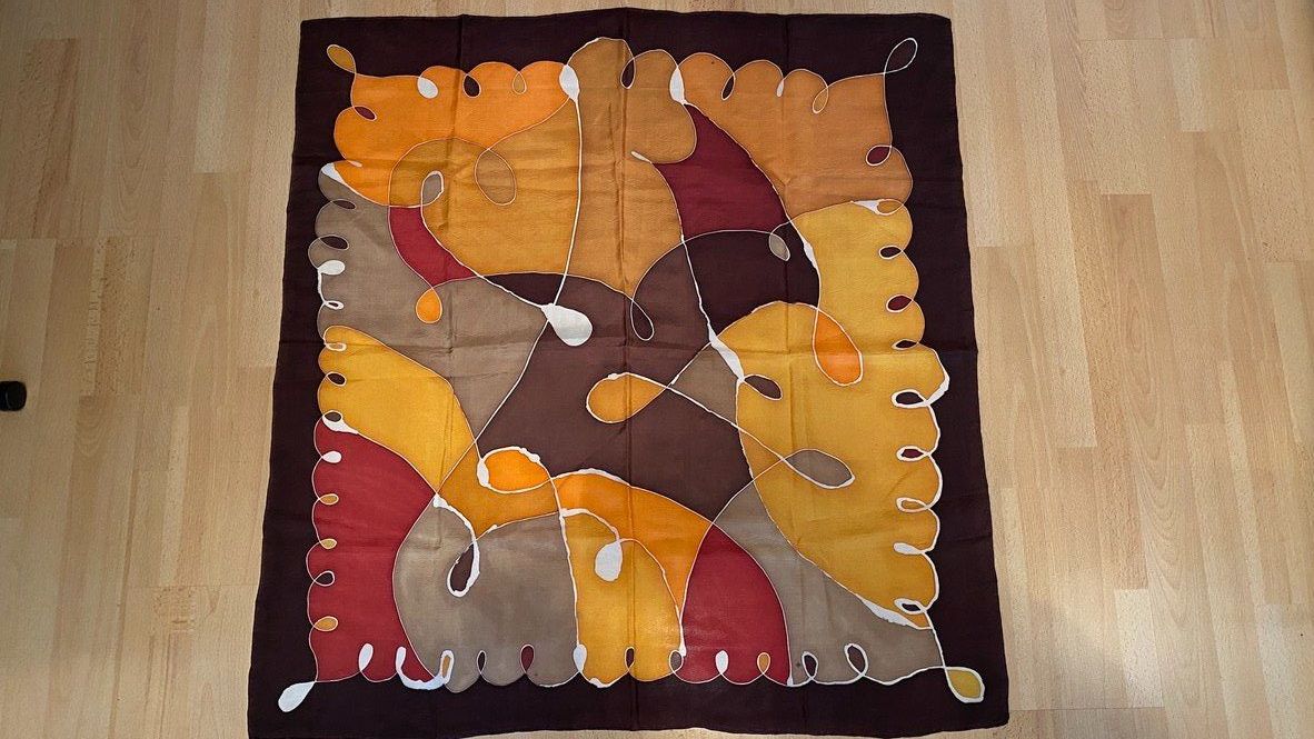 Foulard & Sciarpe: farbenfrohe Seidentücher, handgemacht, neu – Nuovo (secondo la descrizione) da Wettswil venduto da Susannecarla 4