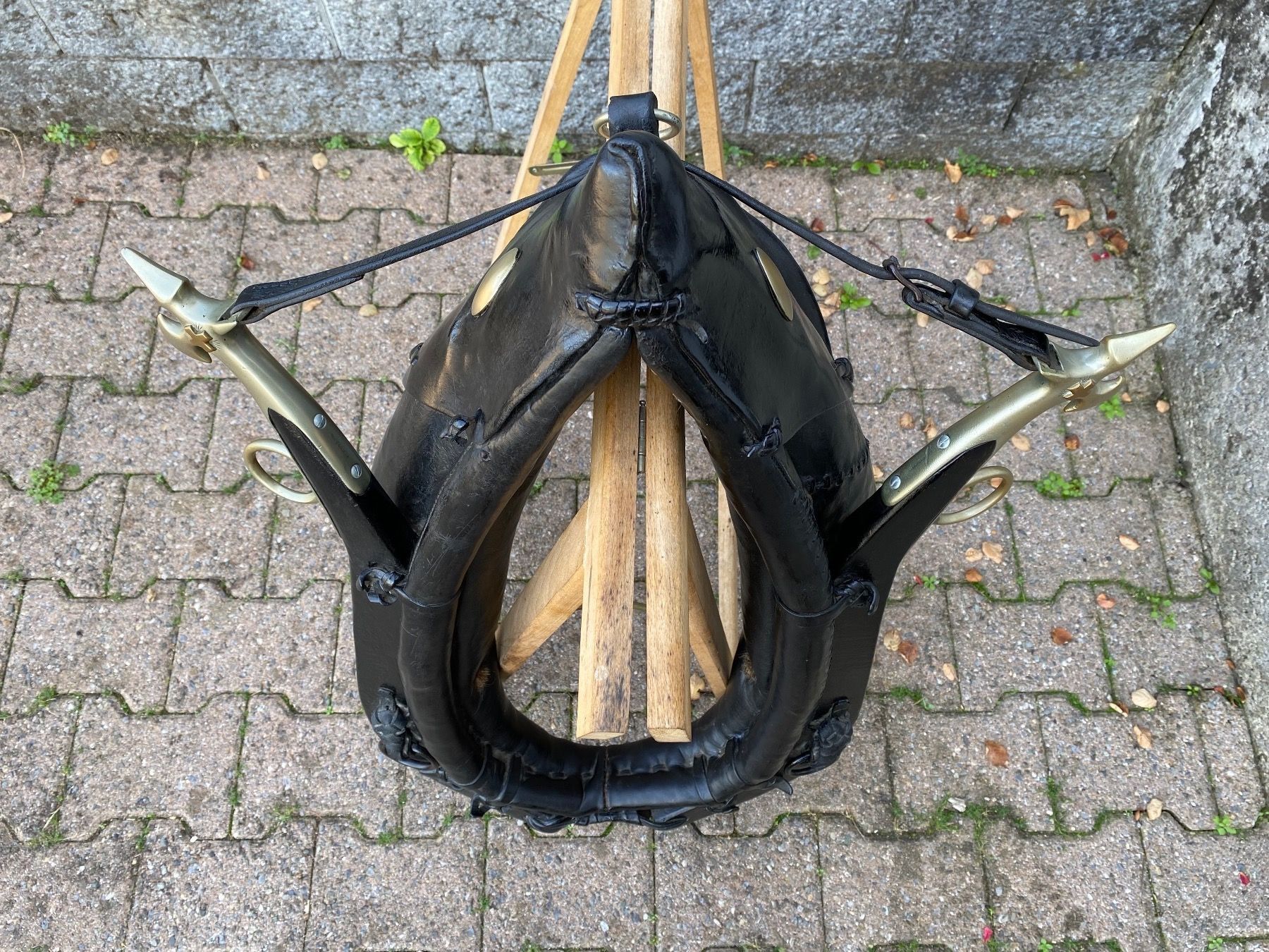 Carrozze: seltener Bündnerkummet mit Hellebardenspitzen – Usato da Feldbach venduto da Fea1 2