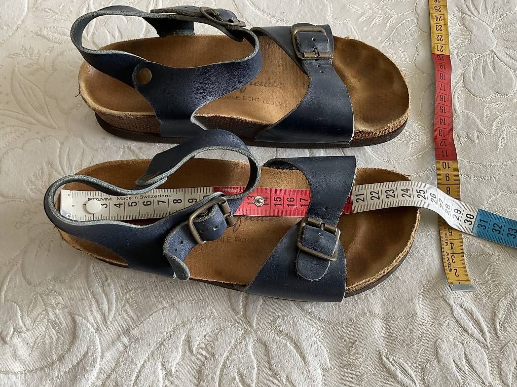 Scarpe da donna: Sandale, Eichler, Leder, Damen, 37 eher 38, blau – Usato da Regensdorf venduto da Polo101 1