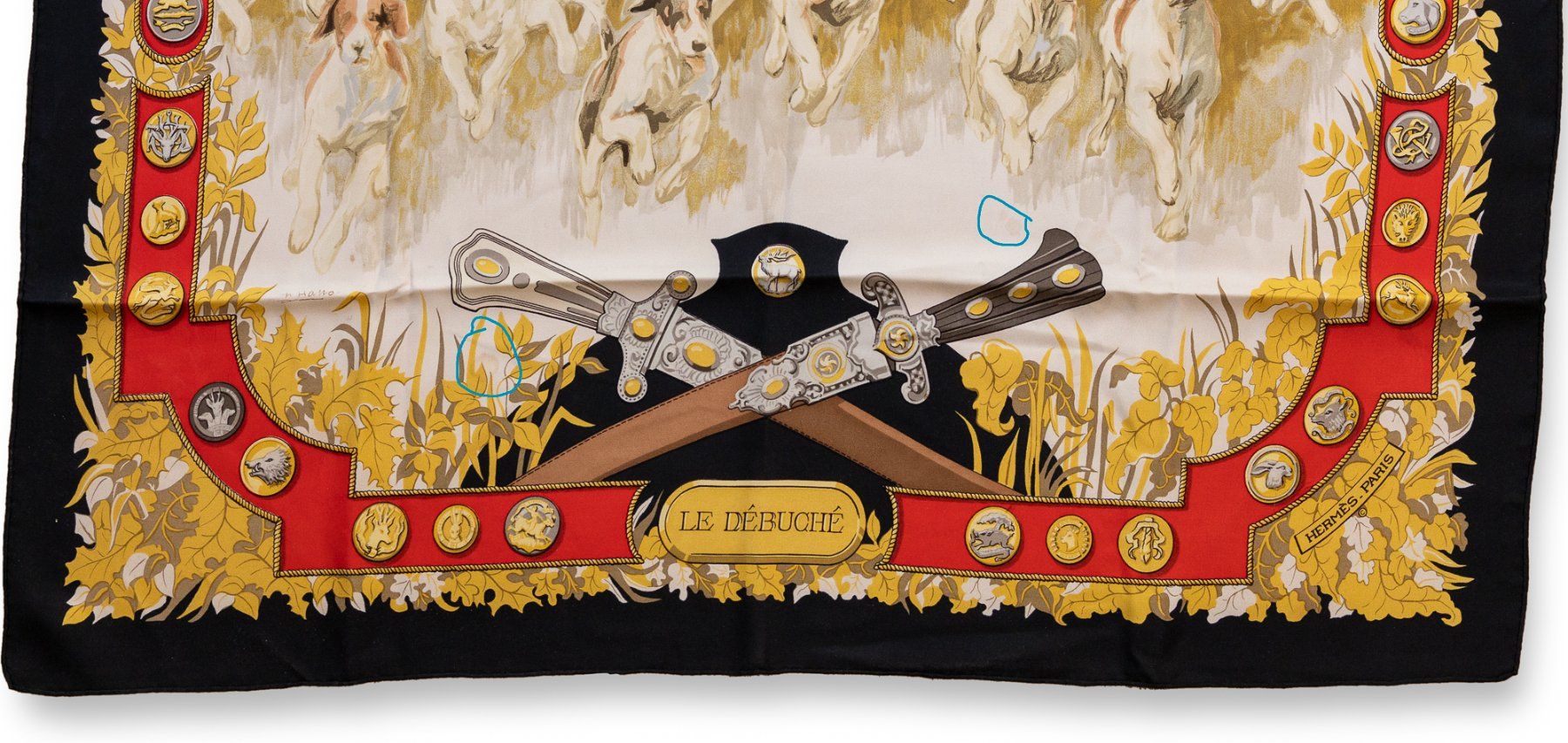 Hermès Foulard & Sciarpe: Carré Hermes "le Débuché" – Usato da Vevey venduto da Manicky 3