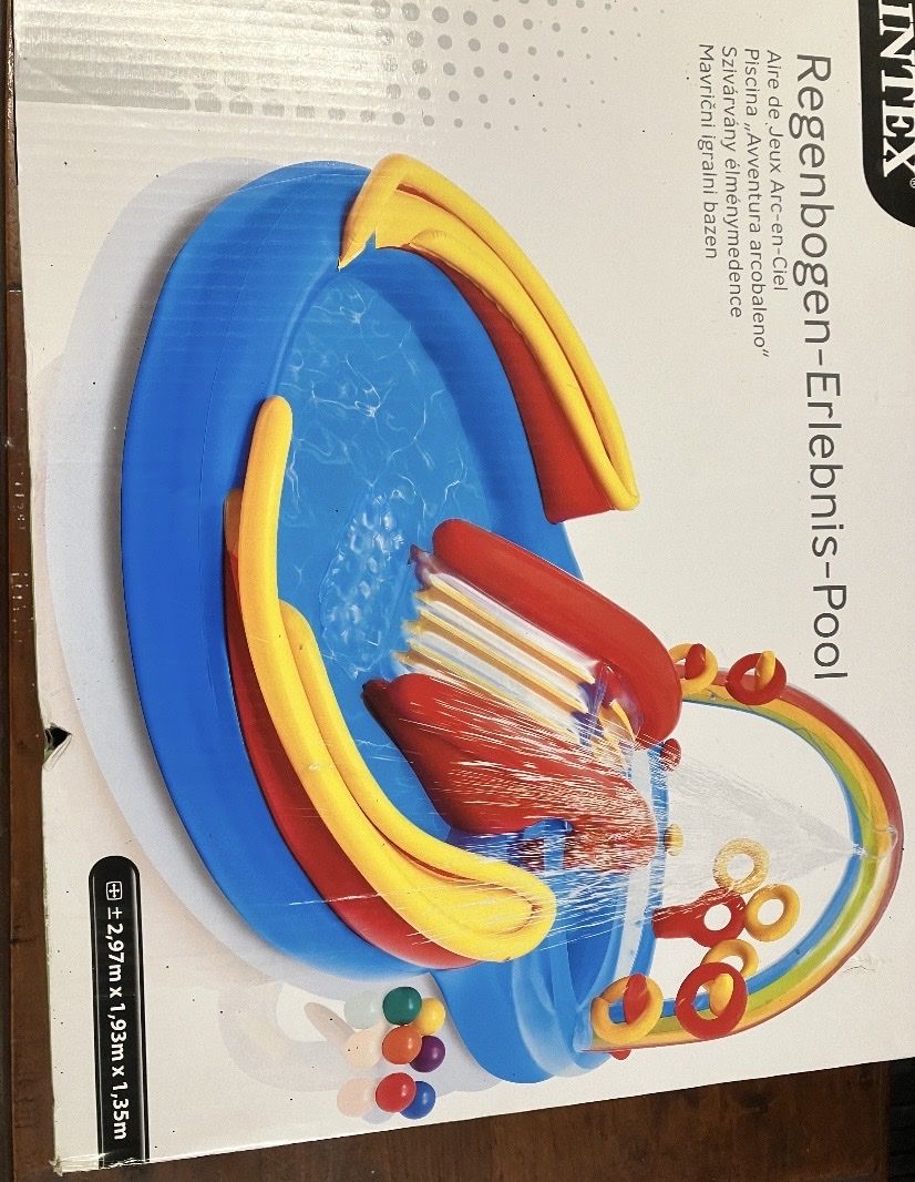Intex Schwimmbad: Intex Regenbogen Erlebnispool NEU!!! – Neu und originalverpackt aus Dornach von flurym