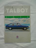 Autoprospekt Talbot 1510 von 1981