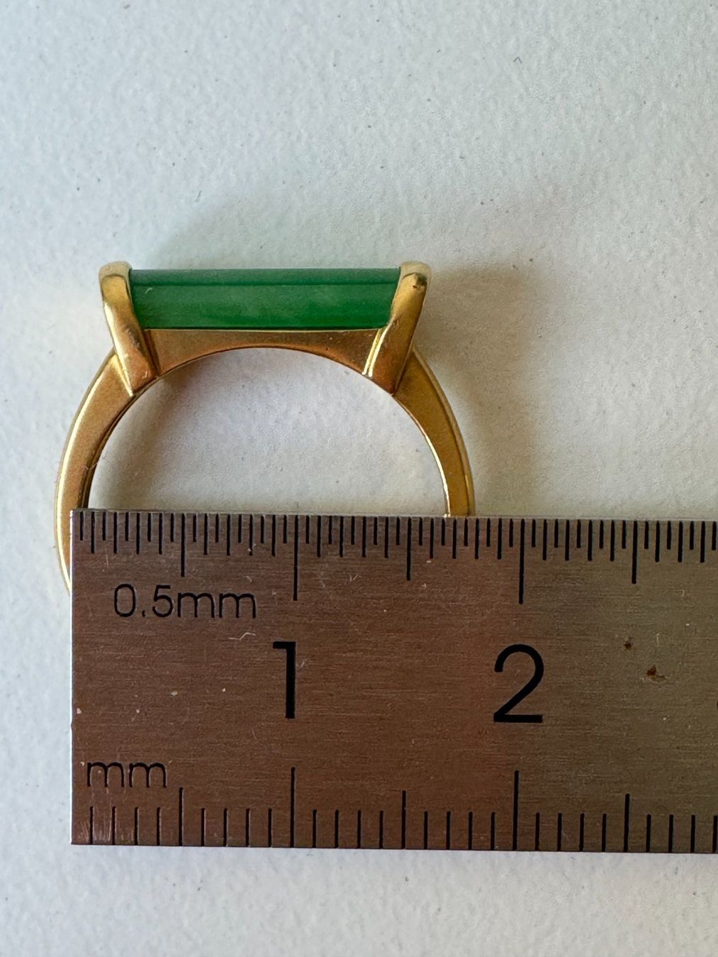Anelli: Ring aus 18K Gold und Jade – Usato da Onex venduto da Joliechose6 6