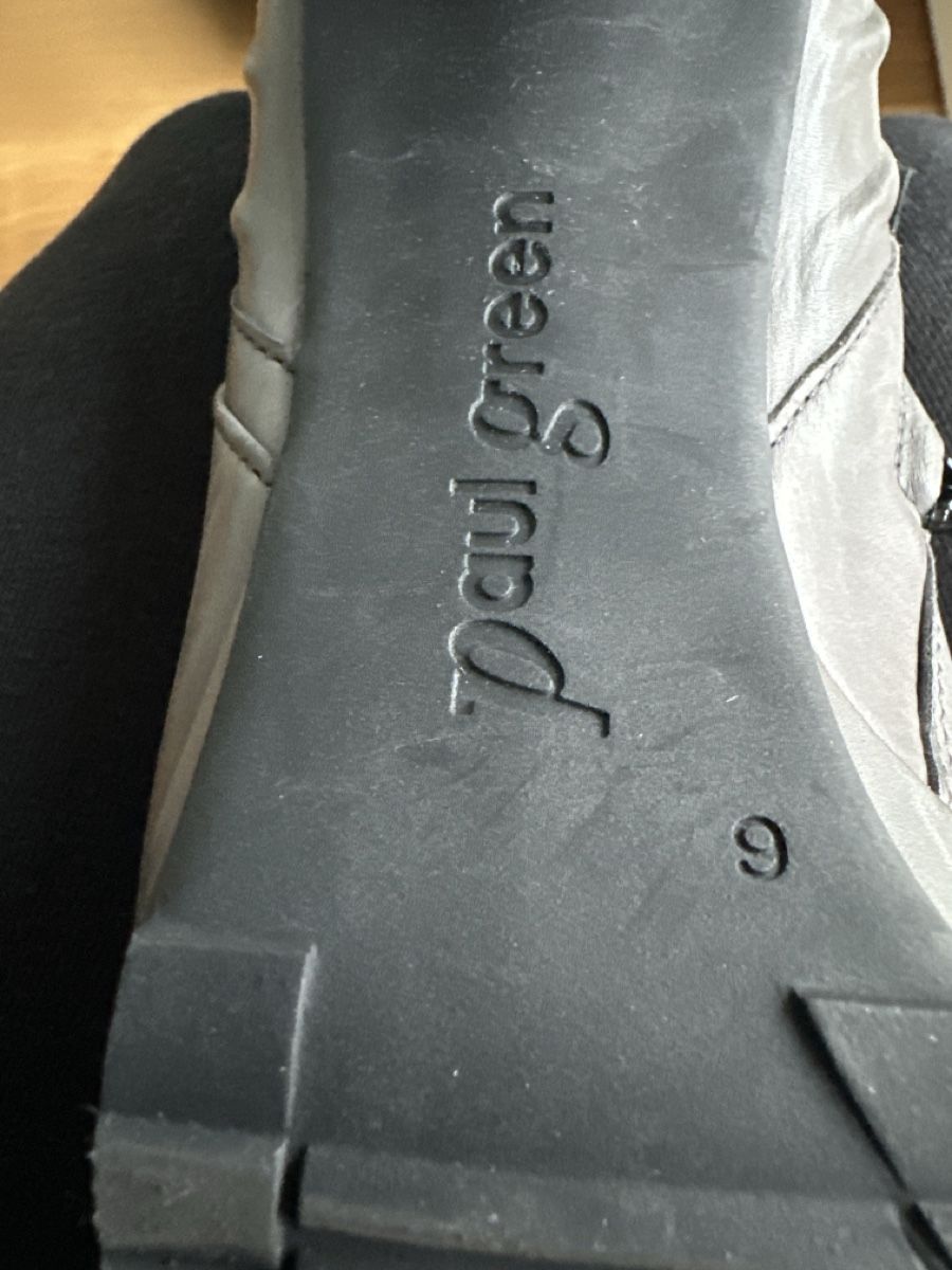 Paul Green Scarpe da donna: Paul Green Echtleder Stiefeletten Grau Gr. 39 – Usato da Chur venduto da Renibe 5