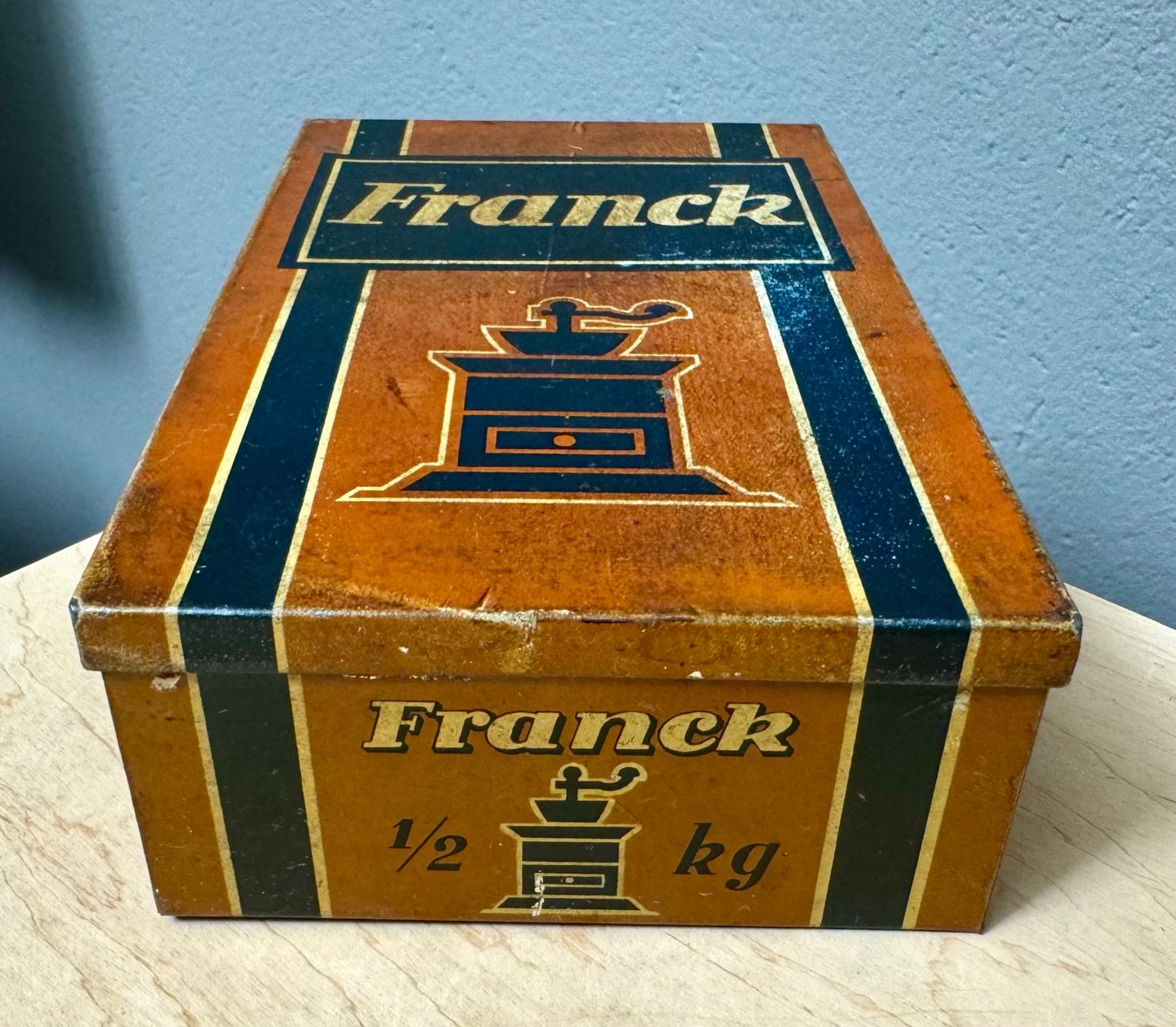 Barattoli: Alte Blechdose FRANCK Kaffeezusatz Cichorie – Usato da Rothrist venduto da Luckywinner 6