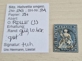 Strubel 23G, signiert, ROLLE, ab 1.-