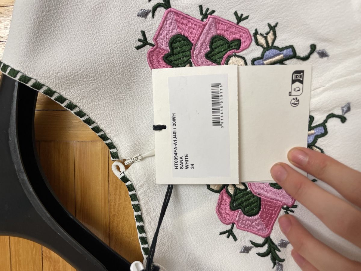 Isabel Marant Camicette: Isabel Marant Bluse weiss mit Stickungen neu – Nuovo e nell'imballaggio originale da Dittingen venduto da nje_9nlt 5