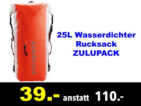 🔴  Rucksack ZULUPACK 25L wasserdicht /756x