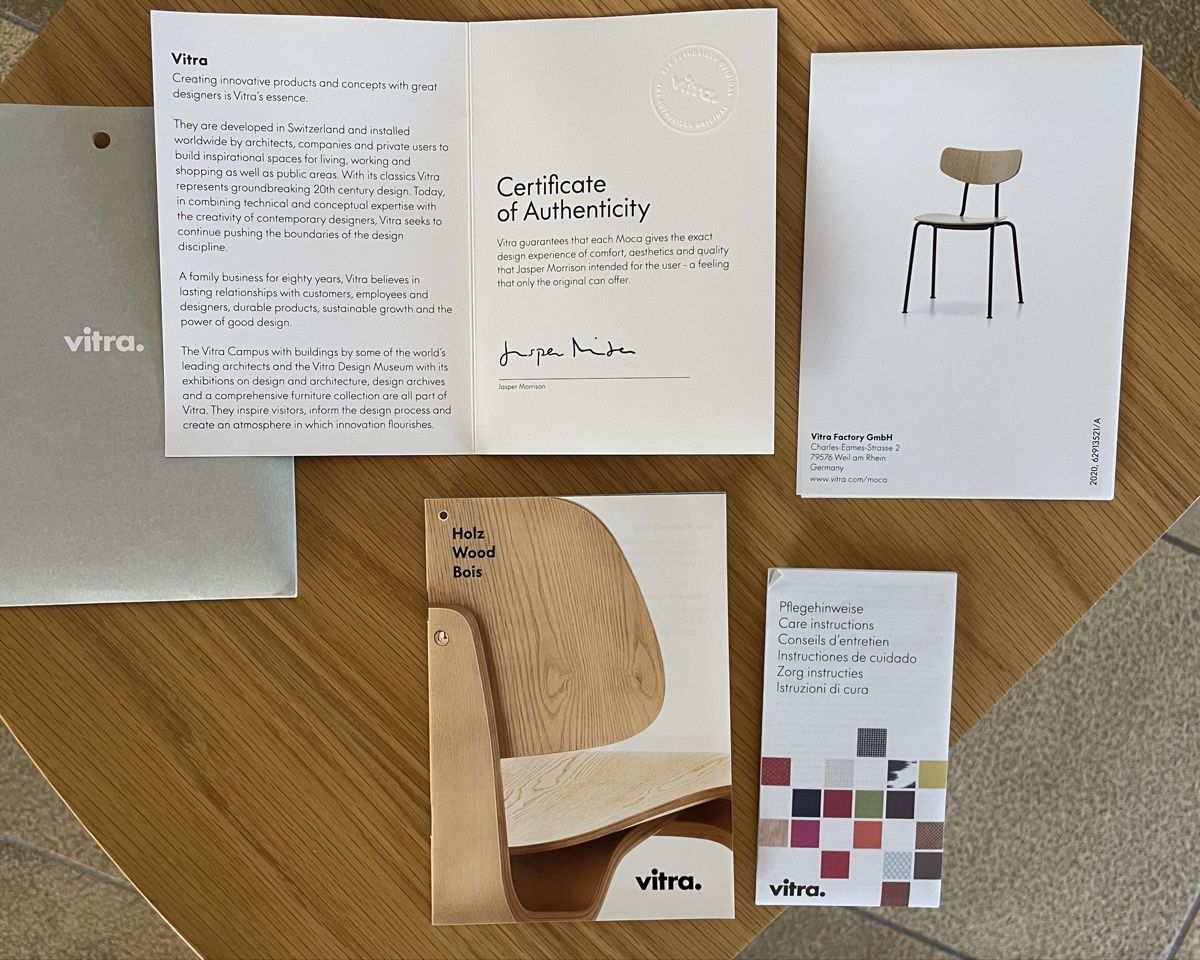 Vitra Stühle: Vitra Stuhl Moca Holz NEU Jasper Morrison  – Neu (gemäss Beschreibung) aus Neuhausen am Rheinfall von noelle0810 6