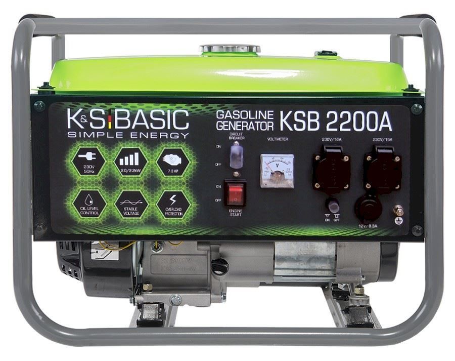 Generatori di corrente: K&S KSB 2200A Benzin-Generator 2.2kW – Nuovo e nell'imballaggio originale da Bottighofen venduto da zaap 1