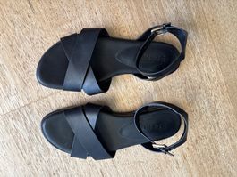 ESPRIT Sandalen schwarz,  Grösse 38 - NEU