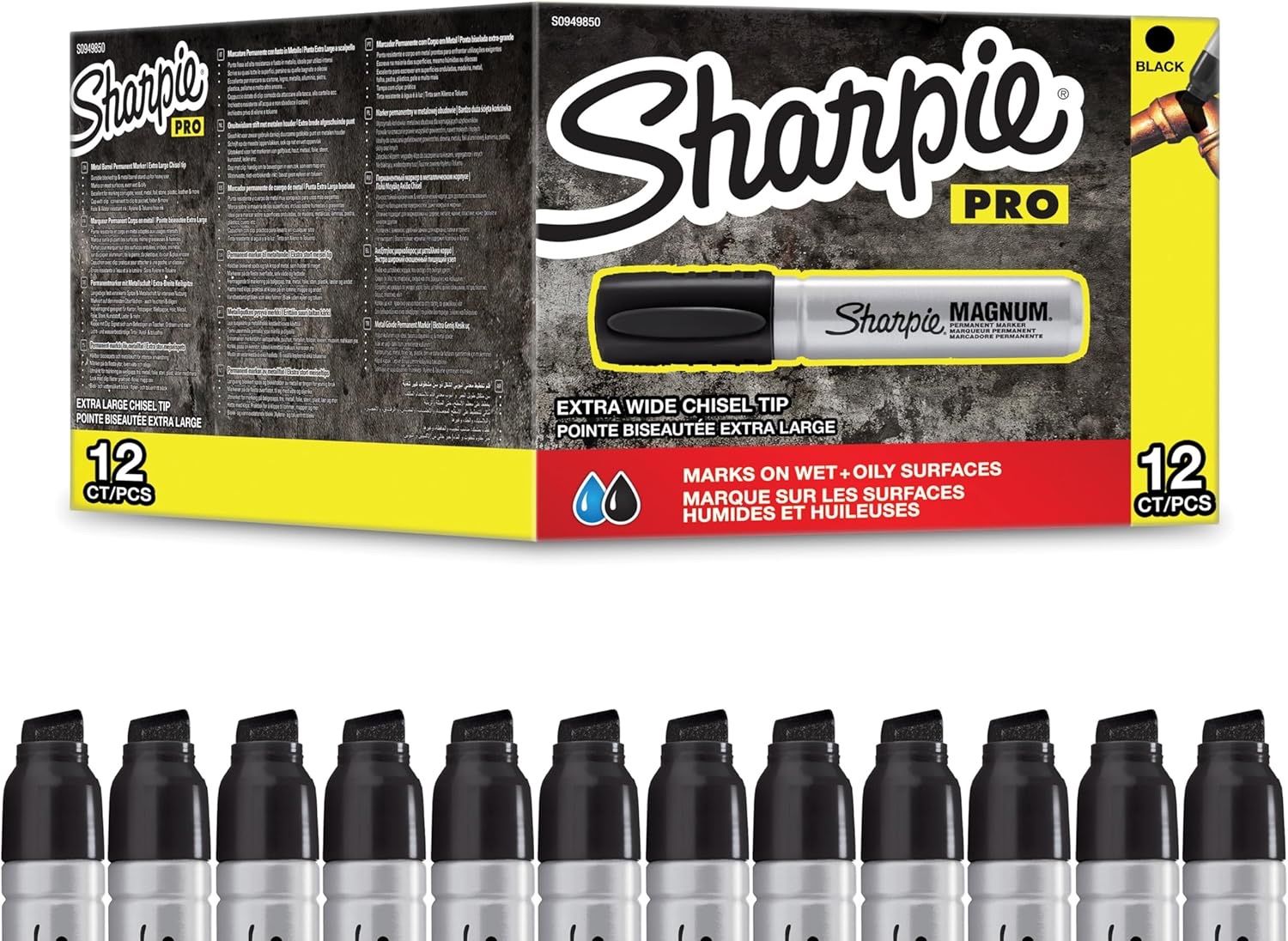 Penna & Evidenziatori: Permanentmarker Metallschaft Sharpie Magnum – Nuovo e nell'imballaggio originale da Bülach venduto da StoreInShop.com 9