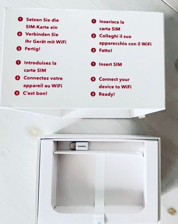 Huawei cat6 6400mah 23wh Pocket Modem 4G+ (Gebraucht) in Gränichen für ...