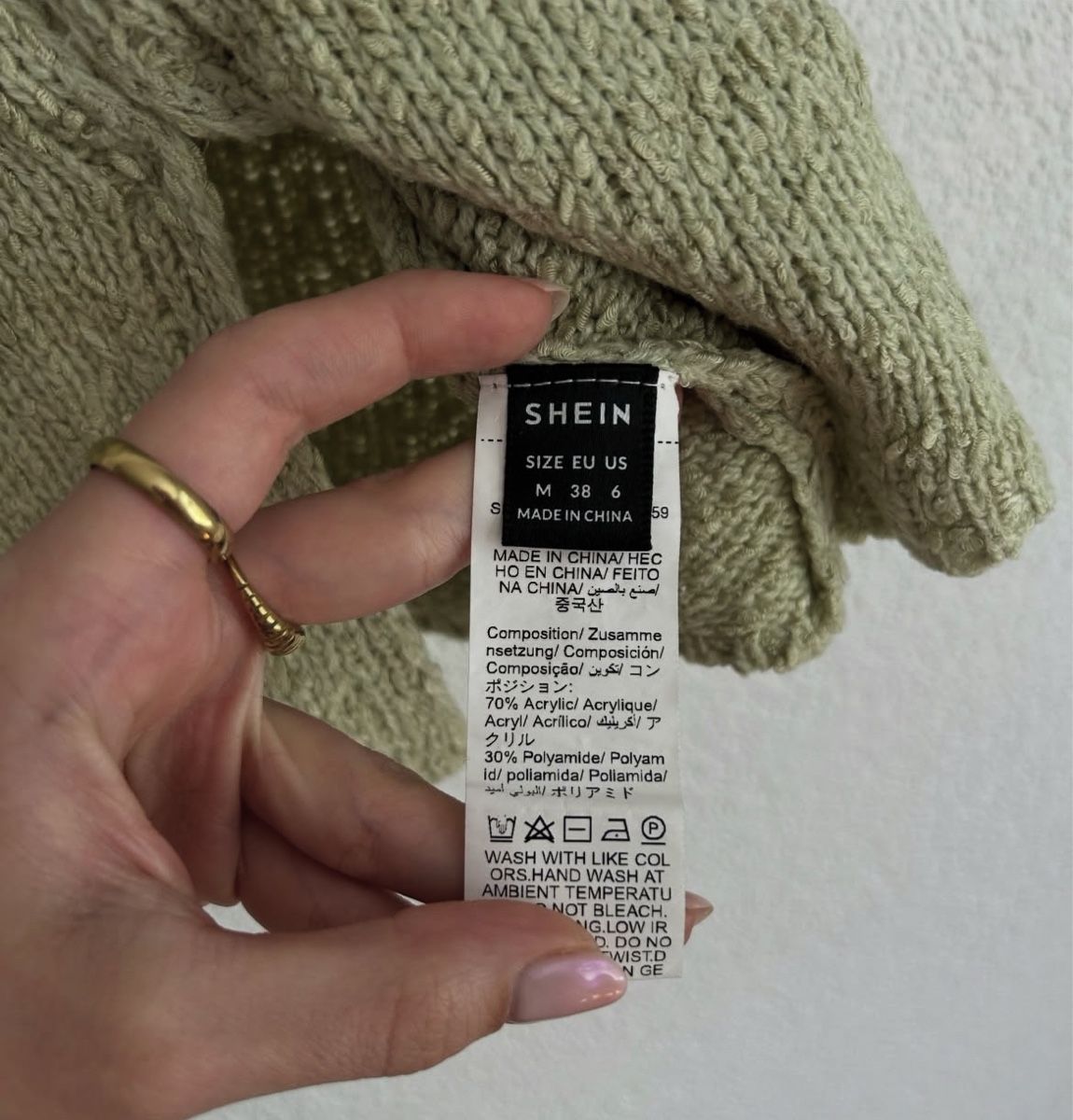 Top: Strickweste, Grösse M, hellgrün – Usato da Chur venduto da faja7000 3