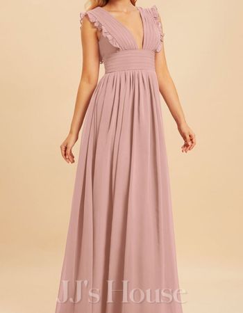 Robe de soirée <rose poudré>