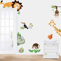 Wandtattoos Dschungeltiere - Stickers Animaux de la jungle